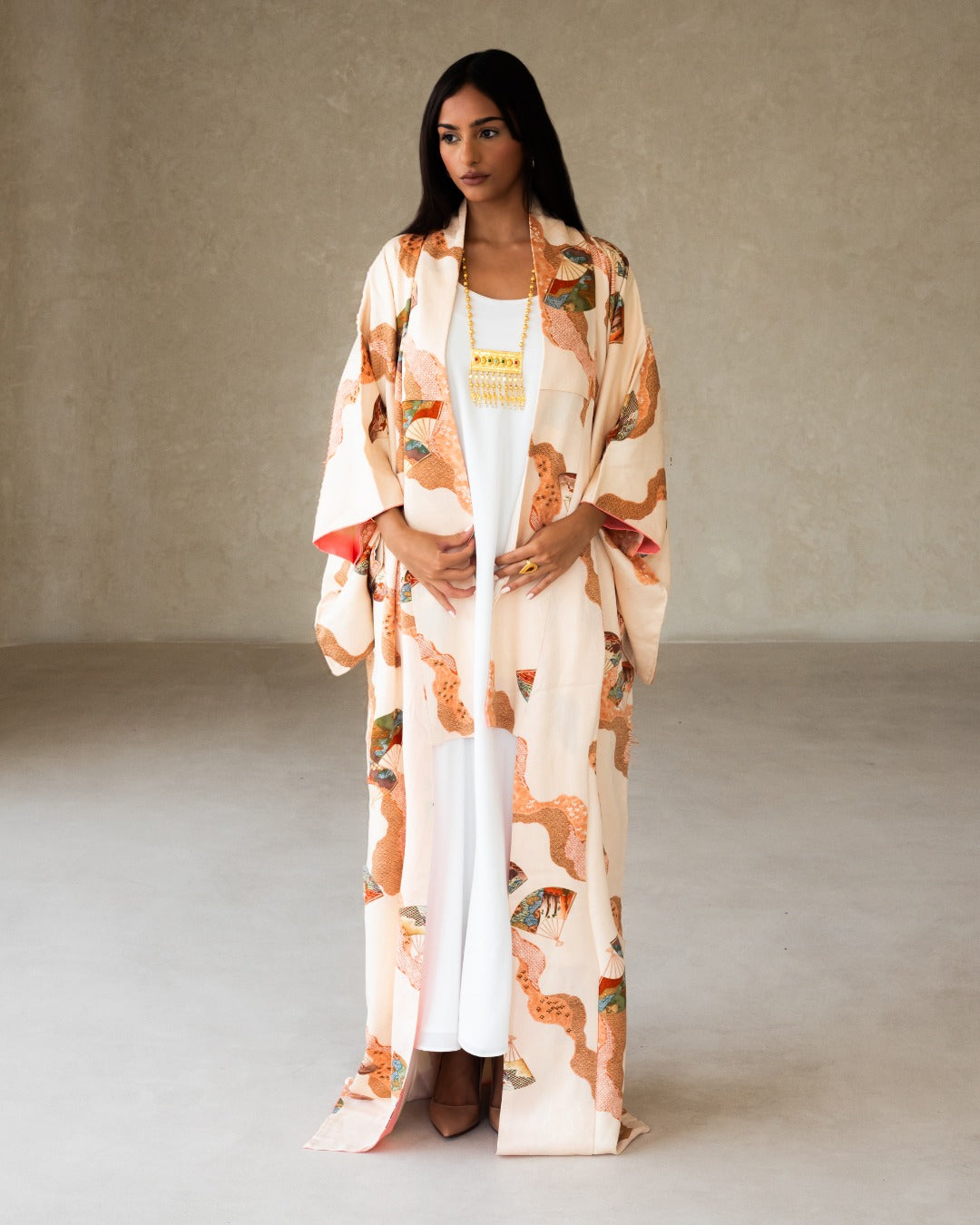 Mirror Fan Kimono